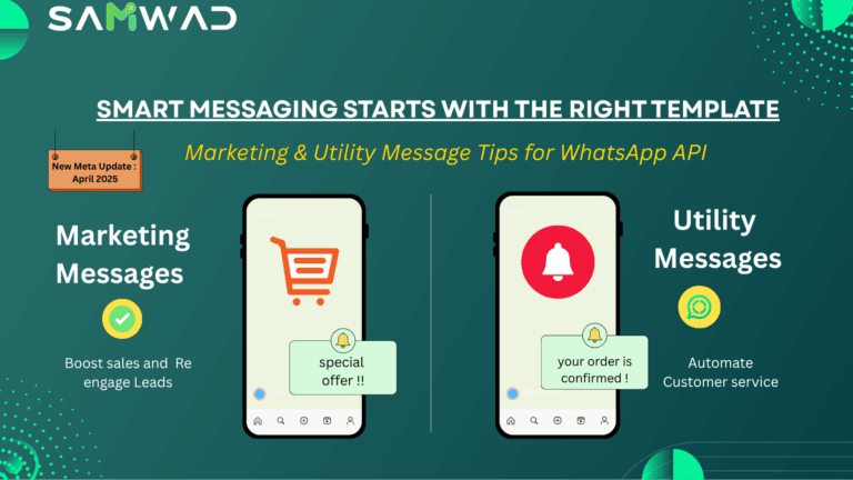 WhatsApp marketing and utility messages